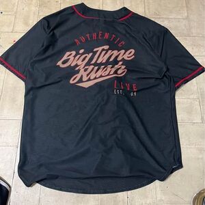 Big Time Rush BTR Live Baseball Jersey Shirt Mens XL Concert Tour 2009